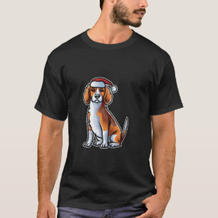 Camiseta Beagle Papai Noel Que Feliz Cão De Natal X Mas D