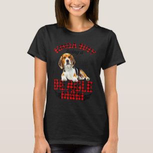 Camiseta Beagle Pet Meio Ocupado Sendo Um Beagle Mãe Donne