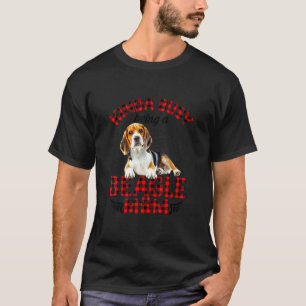 Camiseta Beagle Pet Meio Ocupado Sendo Um Beagle Mãe Donne