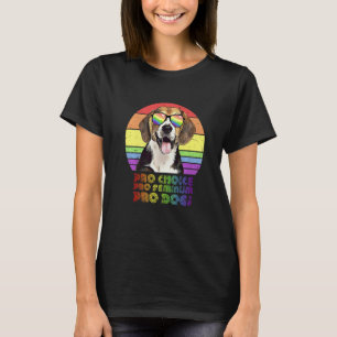 Camiseta Beagle Pro Choice Pro Feminismo Pro Cães Lgbtq Fem