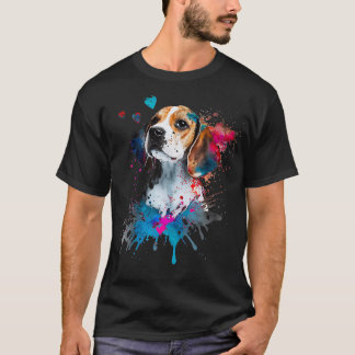 Camiseta Beagle Puppy Lover Bonito Dia de os namorados Amor