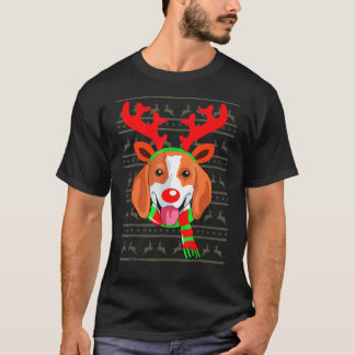 Camiseta Beagle Reindeer Christmas Gif