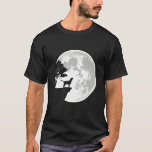 Camiseta Beagle Roupa and Moon Halloween Costume