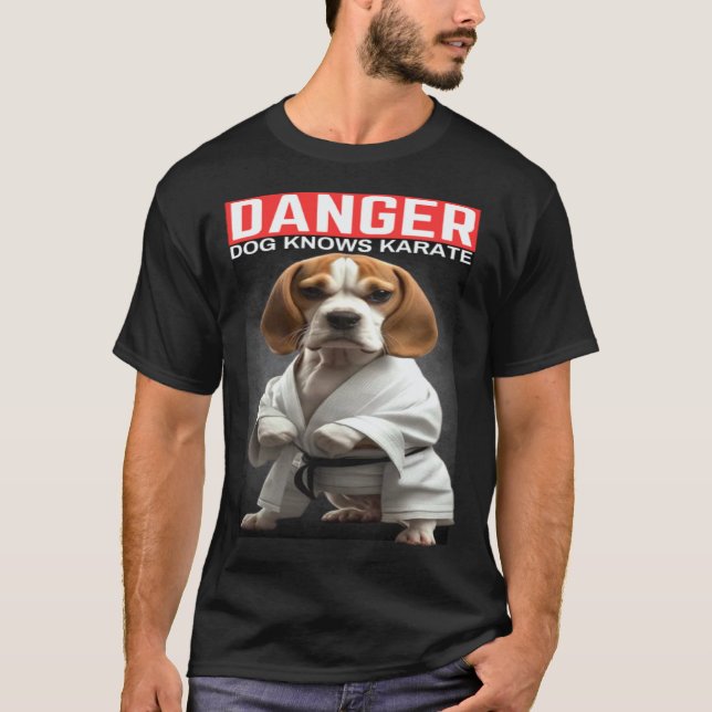 Camiseta Beagle sabe Karate (Frente)
