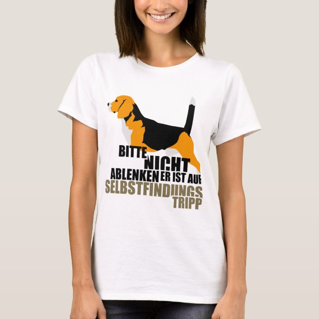 Camiseta Beagle Selbstfindungstripp (Frente)