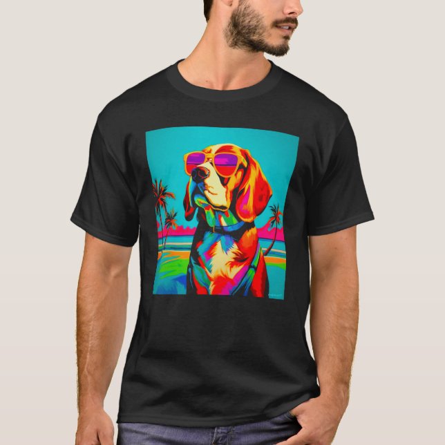 Camiseta Beagle Summer Vacation (Frente)