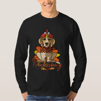 Camiseta Beagle Thanksgiving Dog Mom Turkey Costume Women