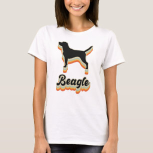 Camiseta Beagle Vuntage Dog Silhuette