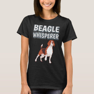 Camiseta Beagle Whisperer Dog Proprietário Cão Citação Beag