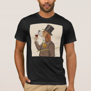 Camiseta Beagle Wine Snob