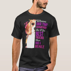 Camiseta Beagles São Uma Menina Melhor Amiga Cachorro Mães 