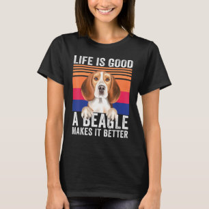 Camiseta Beagles Tornam Sua Vida Boa Vintage