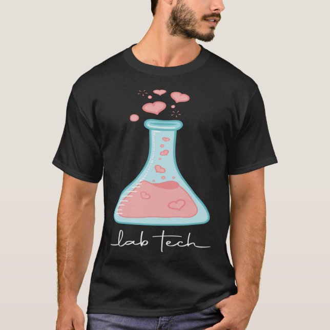 Camiseta Beaker Lab Tech Laboratory Technician (Frente)