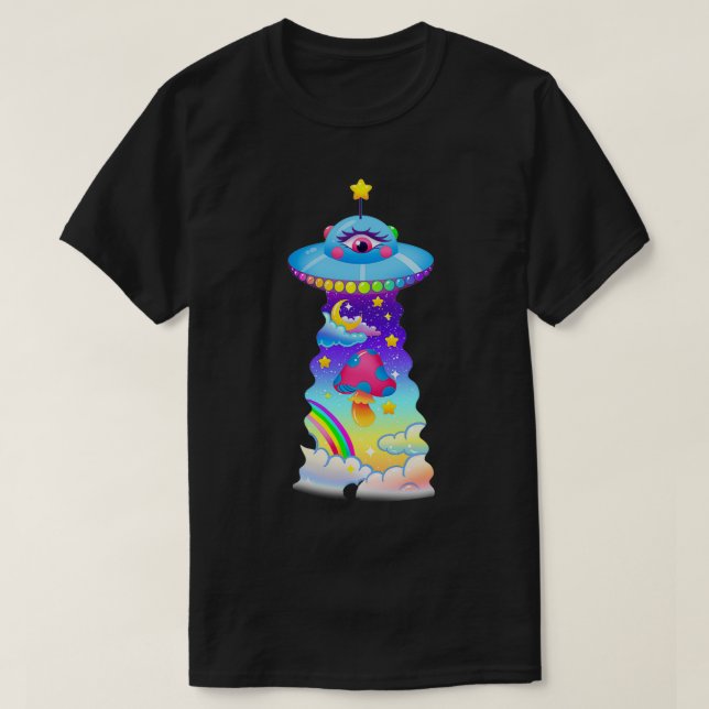 Camiseta Beam-me para cima com TShirt clássico (Frente do Design)