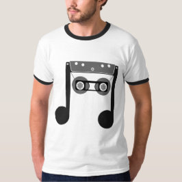 Camiseta Beam Notes Beamed Oitava Cassete Música Clássica