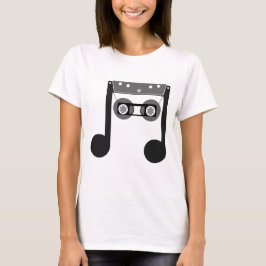 Camiseta Beam Notes Beamed Oitava Cassete Música Clássica
