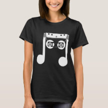 Beam Notes Beamed Oitava Design de Cassete de Músi