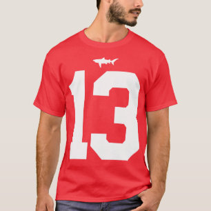 Camiseta Beamen Miami Sharks Jersey FrontBack Impressão