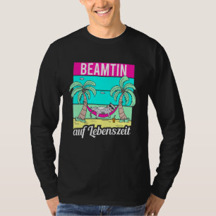 Camiseta Beamtin Auf Lebenszeit Cat Hammock Beamtin 4 Life