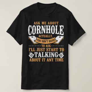 Camiseta Bean Bag Player Champ Me Perguntou Sobre Cornhole