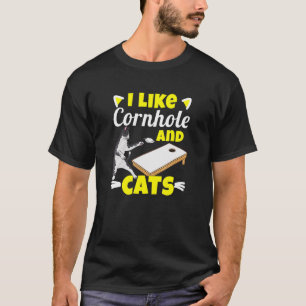 Camiseta Bean Bolsas Cornhole Cat Women