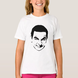 Camiseta Bean Face Stencil Pop Art