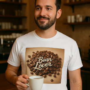 Camiseta Bean Lover Café Feijão Estético