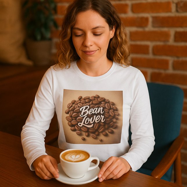 Camiseta Bean Lover Café Feijão Estético (Criador carregado)