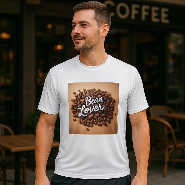 Camiseta Bean Lover Feijões de Café Ativa (Criador carregado)