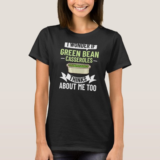 Camiseta Bean Verde Casserole Recebe Cadeado de Encaixe (Frente)