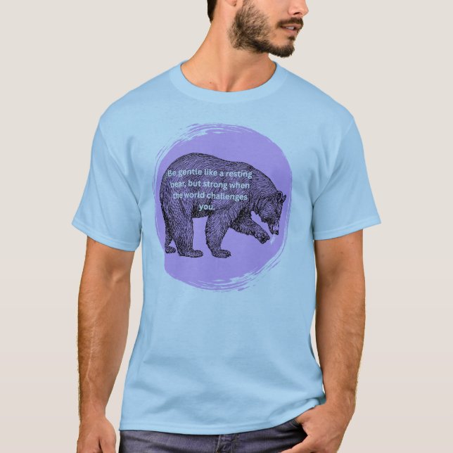 Camiseta bear artwork T-Shirt (Frente)