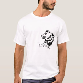Camiseta Bear Attitude T-Shirt | Fierce Animal Graphic Tee 