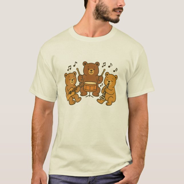 Camiseta "Bear Band" (Frente)