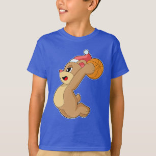 Camiseta Bear Basquete de Natal
