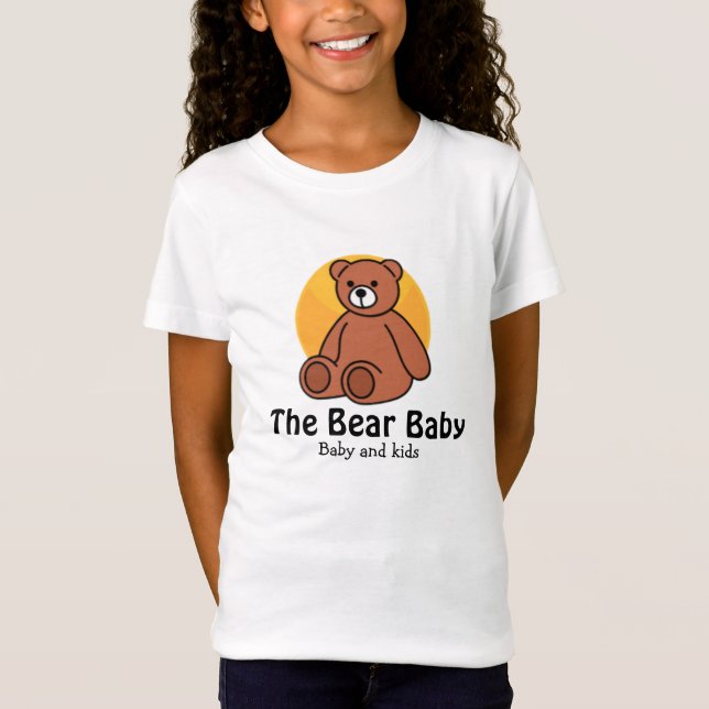 Camiseta Bear bebê para crianças (Frente)