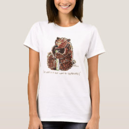 Camiseta Bear Contemplates Hibernation