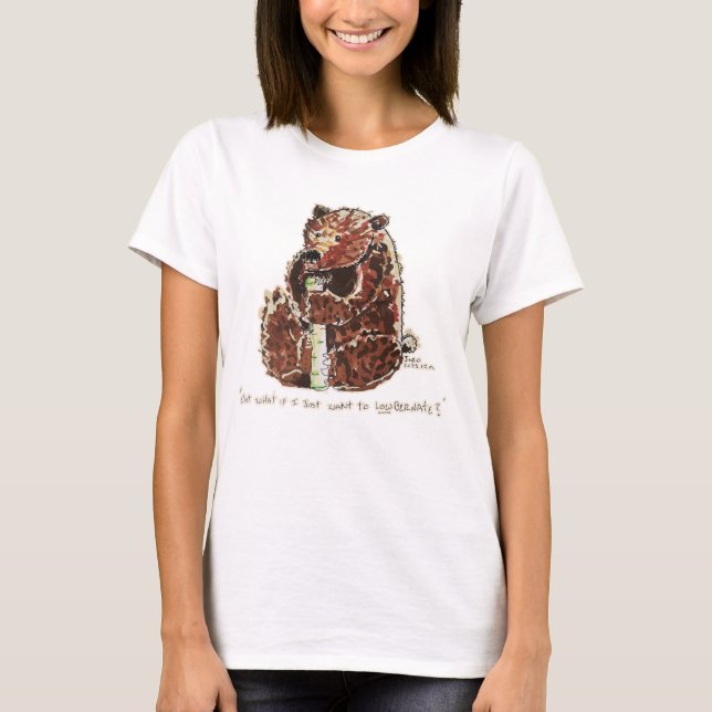 Camiseta Bear Contemplates Hibernation (Frente)