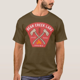Camiseta Bear Creek Lake State Park Virginia Camp Fire Vaca
