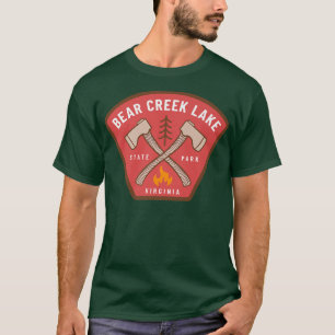 Camiseta Bear Creek Lake State Park Virginia Camp Fire Vaca