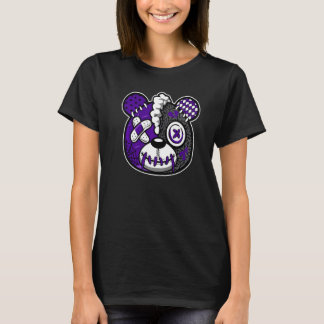 Camiseta Bear Dripping Loves Dark Iris 3s Unisex Matching