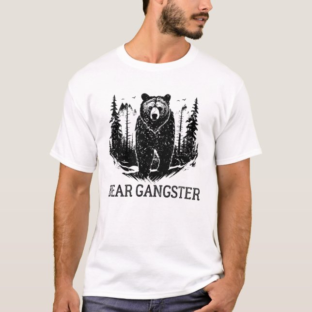 Camiseta Bear Gangster (Frente)