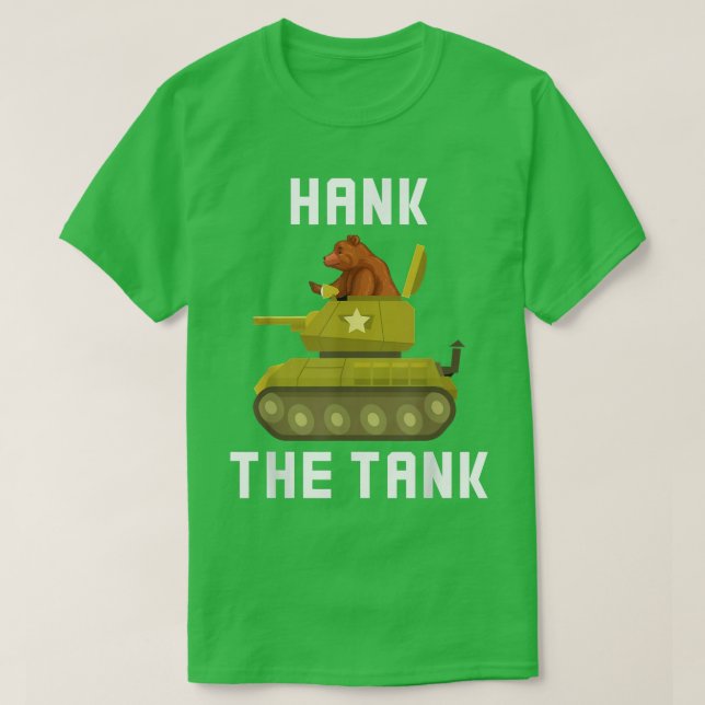 Camiseta Bear Hank The Tank  (Frente do Design)