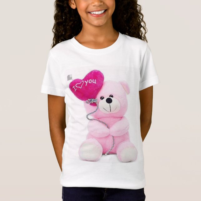 Camiseta "Bear Hugs" O Teddy carrega uma mensagem positiva. (Frente)