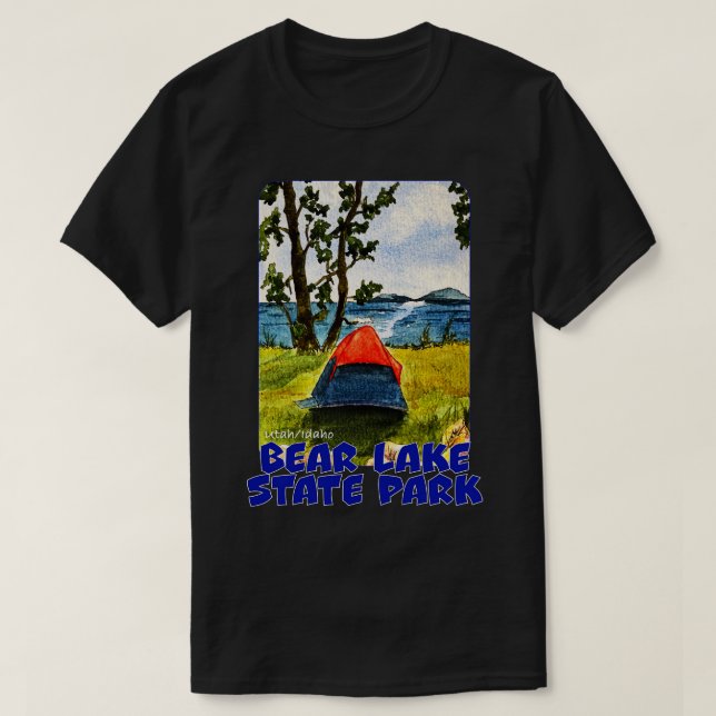 Camiseta Bear Lake State Park Utah Idaho (Frente do Design)