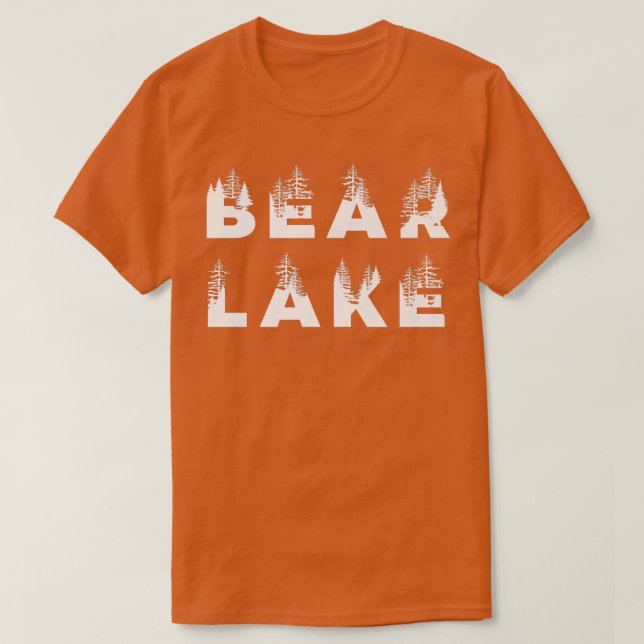 Camiseta Bear Lake Utah e Idaho Vacation Souvenir Premium (Frente do Design)