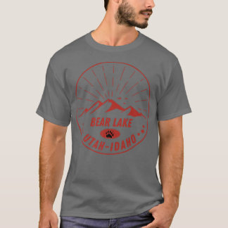 Camiseta Bear Lake Utah Idaho Mountain Skiking Hiking Fishi