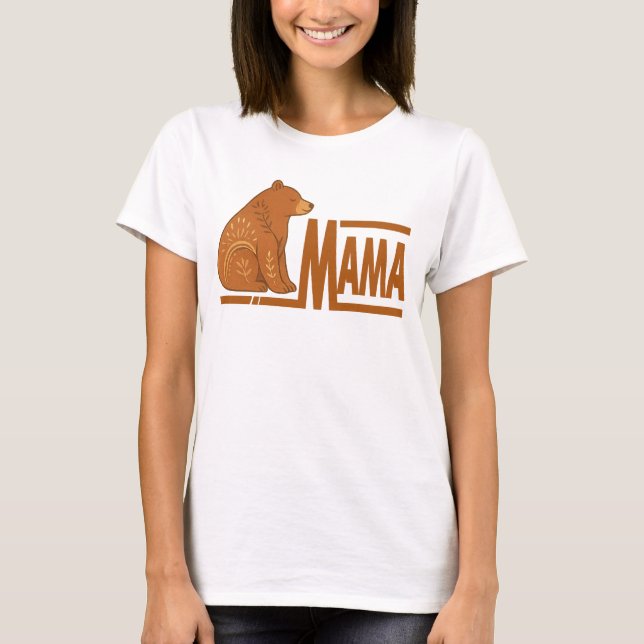 Camiseta Bear Mama T-Shirt (Frente)