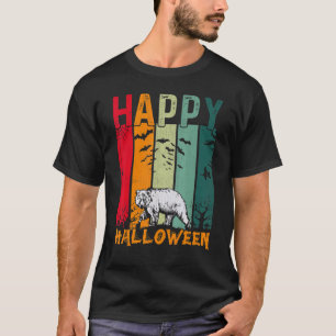 Camiseta Bear Meninas Estilo Retro Estilo Jante Dia das Bru