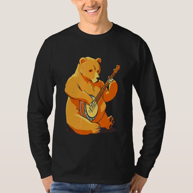 Camiseta Bear Men's Music: Women's Musical Animal (Frente)