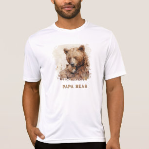 Camiseta *~* BEAR PAPA Dia de os pais Gift Cub Art AP86